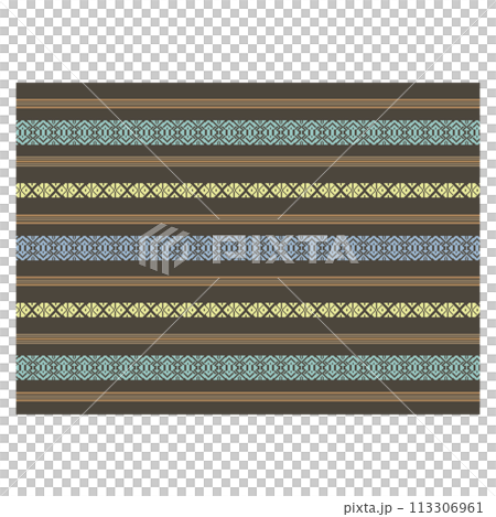 Hakata-ori/Kenjo pattern style background, pattern, and design Ⓔ Hakata-ori/Kenjo pattern style background, pattern, and design Ⓔ 113306961