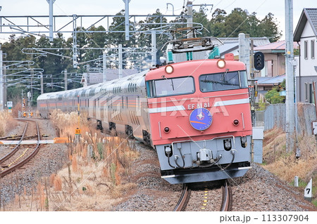 常磐線を走行するカシオペア 113307904