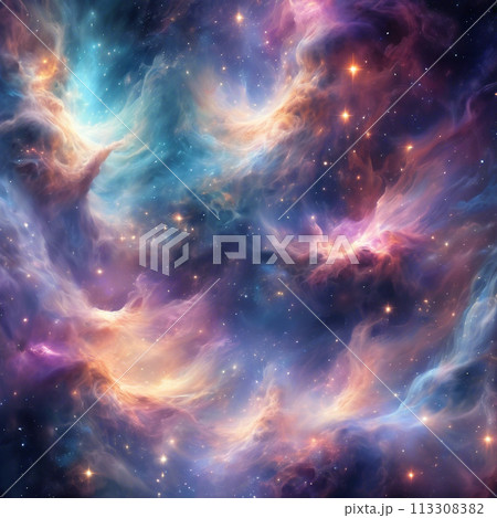 ネビュラ：星が生まれる場所であり、美しいガスや塵の雲の集まり 113308382