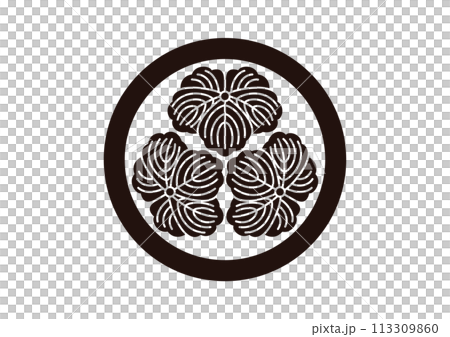 丸に三ツ蔦 113309860