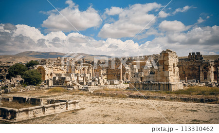 Heliopolis temple complex in Baalbek Heliopolis temple complex in Baalbek 113310462