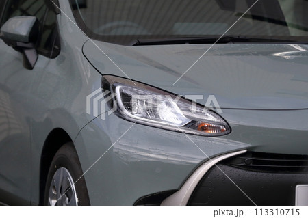 車のヘッドライト 113310715