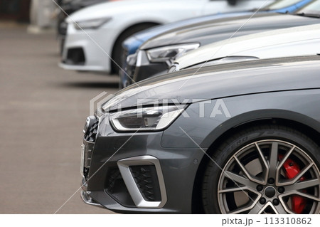 並んだ輸入車 並んだ輸入車 113310862