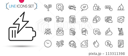 Pack of Approved, Search car and Credit card line icons. Include Team work, Time, Buy currency pictogram icons. Hydroelectricity, Mail correspondence, Chemistry pipette signs. Vector Pack of Approved, Search car and Credit card line icons. Include Team work, Time, Buy currency pictogram icons. Hydroelectricity, Mail correspondence, Chemistry pipette signs. Vector 113311398