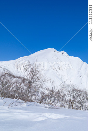 （群馬県）厳冬谷川岳の絶景・天神尾根からの眺め 113312551