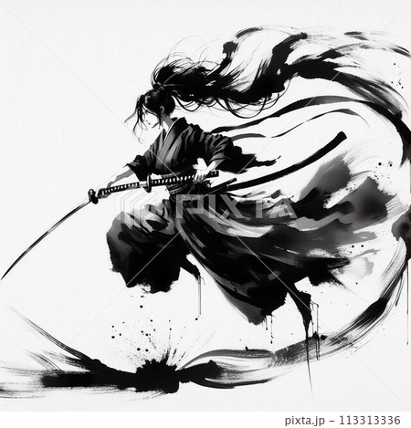 侍のイラスト素材 [113313336] - PIXTA