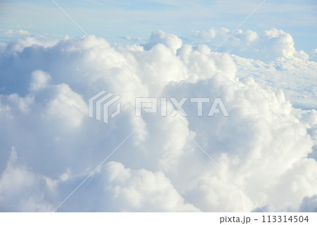 飛行機から見た雲 113314504