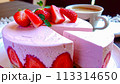 苺のレチーズケーキ 113314650