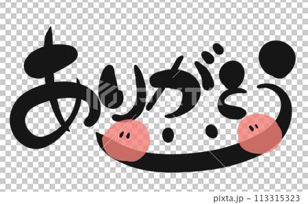 《手書き文字》ありがとう 113315323
