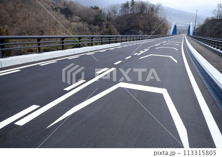 2024年開通した笠倉壁田橋、建築 2024年開通した笠倉壁田橋、建築 113315805