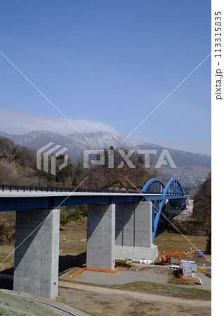 2024年開通した笠倉壁田橋、建築 2024年開通した笠倉壁田橋、建築 113315835