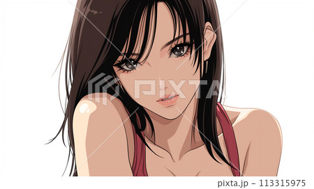 大人の女性のイラスト 113315975