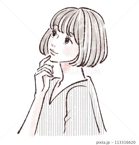 女性・女の子のイラスト素材 女性・女の子のイラスト素材 113316620