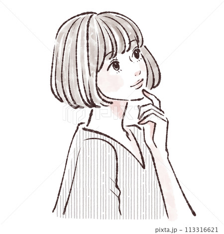 女性・女の子のイラスト素材 113316621