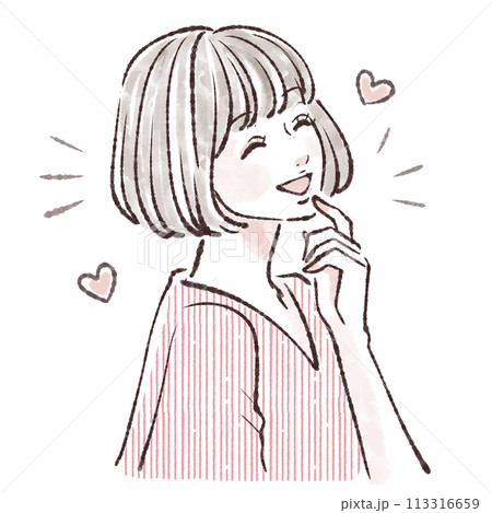 女性・女の子のイラスト素材 女性・女の子のイラスト素材 113316659