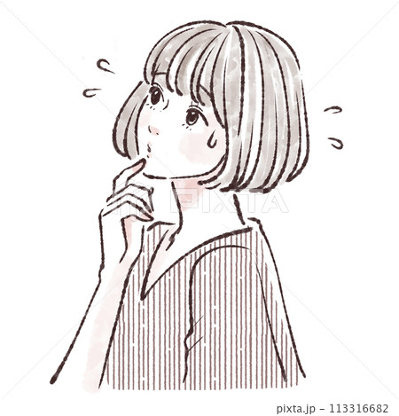 女性・女の子のイラスト素材 113316682