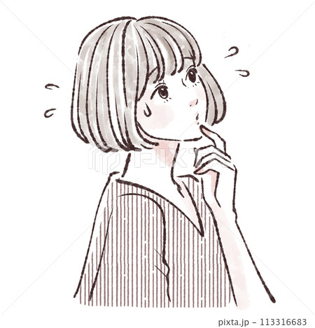 女性・女の子のイラスト素材 女性・女の子のイラスト素材 113316683