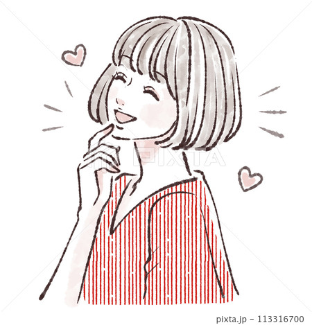 女性・女の子のイラスト素材 113316700