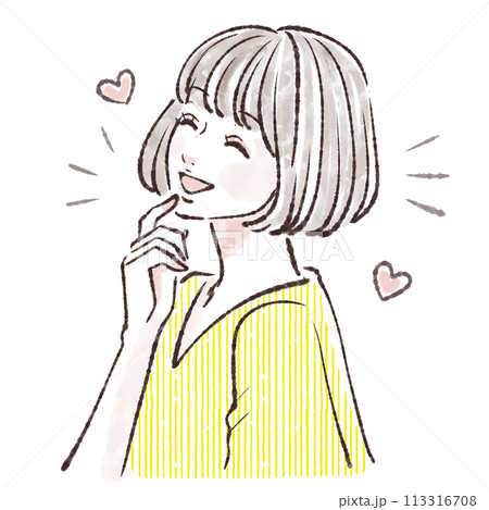 女性・女の子のイラスト素材 女性・女の子のイラスト素材 113316708