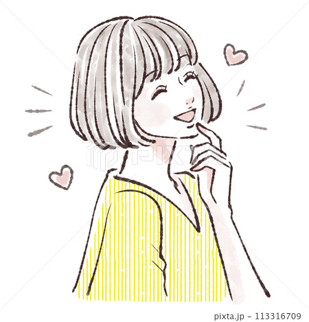 女性・女の子のイラスト素材 女性・女の子のイラスト素材 113316709