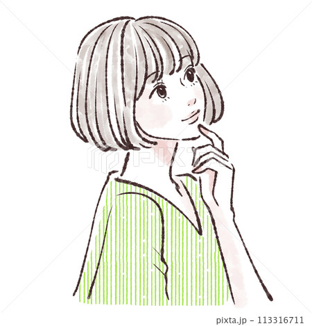 女性・女の子のイラスト素材 113316711