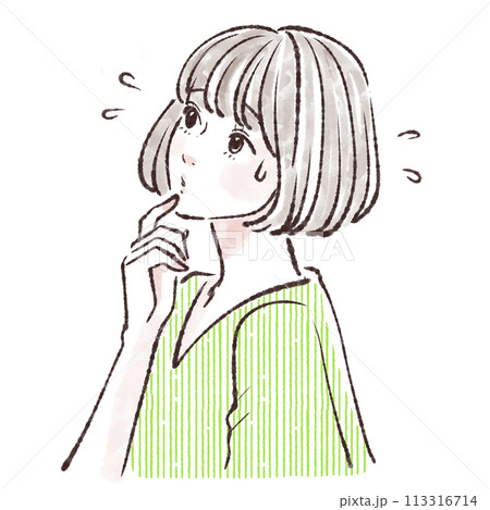 女性・女の子のイラスト素材 113316714