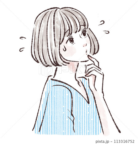 女性・女の子のイラスト素材 113316752