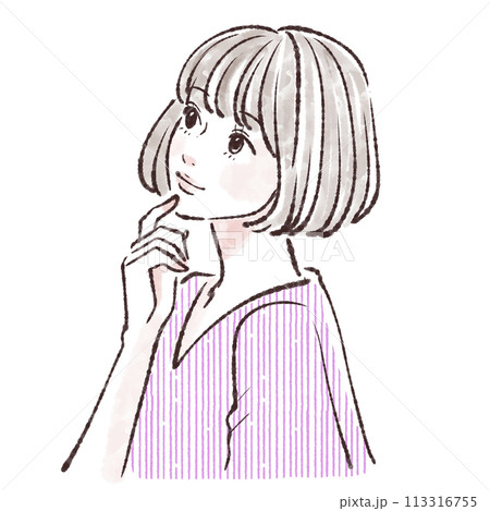 女性・女の子のイラスト素材 女性・女の子のイラスト素材 113316755
