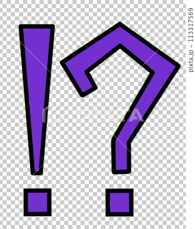 直線的な！？（紫・線画あり） 113317569