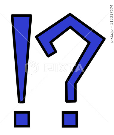直線的な!?(青・線画あり) 直線的な!?(青・線画あり) 113317574