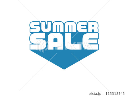 サマー　セール　広告素材 113318543