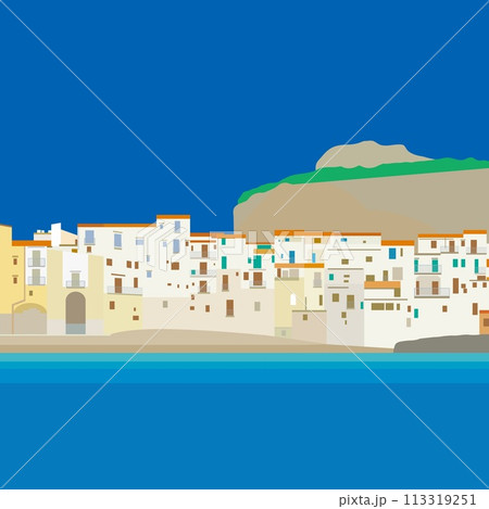 チェファル― cefalu シチリア sicilia イタリア italia チェファル― cefalu シチリア sicilia イタリア italia 113319251