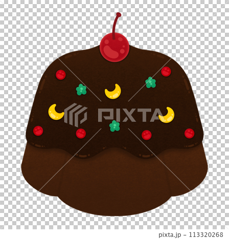 Chocolate Cake Cartoon illustration Christmas Cake Cartoon illustration Cake Cartoon Sweet Cartoon Dessert Cartoon Happy New Year Cake Cartoon 113320268