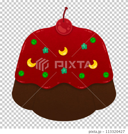 Chocolate Cake Cartoon illustration Christmas Cake Cartoon illustration Cake Cartoon Sweet Cartoon Dessert Cartoon Happy New Year Cake Cartoon 113320427