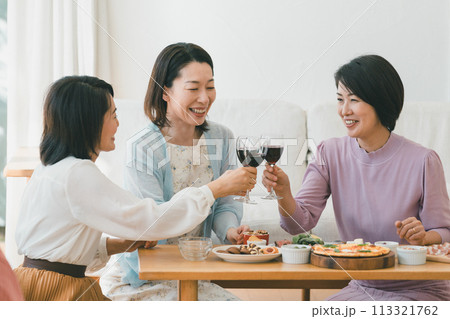 a forty-something woman a forty-something woman 113321762