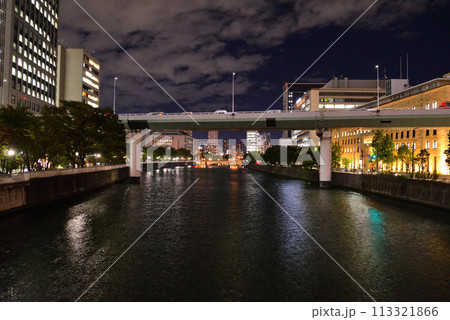 大阪 中之島の夜景 大阪 中之島の夜景 113321866