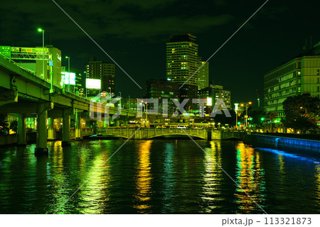 大阪 中之島の夜景 大阪 中之島の夜景 113321873