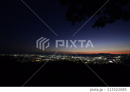 若草山からの夜景（奈良県奈良市） 113322085