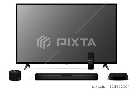 Realistic smart tv, sound bar, tv player box and smart speaker Realistic smart tv, sound bar, tv player box and smart speaker 113322104