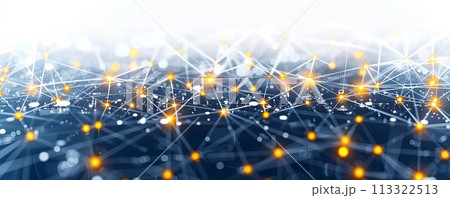 Information technology representing the futuristic big data. 113322513