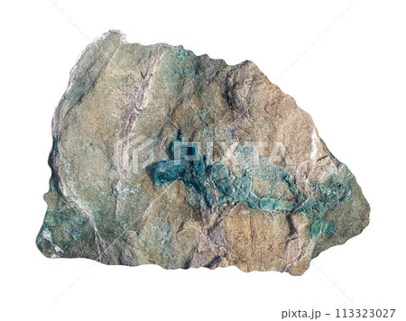 Big natural stone boulders. Isolated on white background. Beautiful textures for templates, backgrounds. Big natural stone boulders. Isolated on white background. Beautiful textures for templates, backgrounds. 113323027