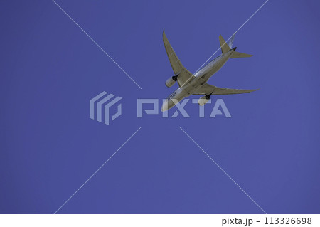 成田空港を離陸した旅客機・ZIPAIR ・ボーイング787 113326698