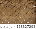 Texture palm leaf braid 113327293