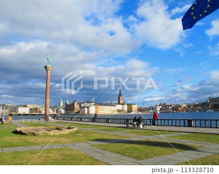 スウェーデン・ストックホルムの旧市街ガムラスタン(Kingdom of Sweden) 113328710