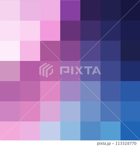 Pattern color pixel background, pattern. Blue and purple pixel wallpaper. Vector illustration. EPS 10 113328770