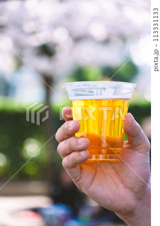 ビール 花見 ビール 花見 113331133