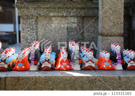 口入神社のきつね人形 口入神社のきつね人形 113331165