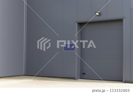 Industrial Unit Shutter Door. 113332803