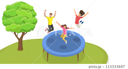 3D Isometric Flat Conceptual Illustration of Happy Friends Activities and Entertainment 3D Isometric Flat Conceptual Illustration of Happy Friends Activities and Entertainment 113333697