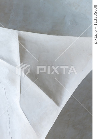 Abstract ancient white interior details, Arabic style architecture Abstract ancient white interior details, Arabic style architecture 113335039